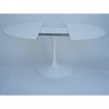 107 cm Table Tulip extensible Laminé Liquid ronde