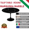 Mesa Tulip Màrmol Marquinia redonda