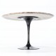 Table Tulip Marbre Emperador Dark ronde