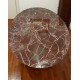 219 x 121 cm oval Tulip table - Ruby red marble marble